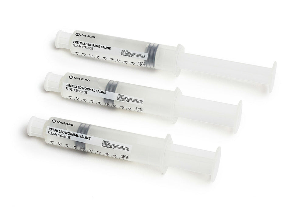O&M Halyard O&M Halyard SS003 Halyard IV Flush Syringe Prefilled 3 mL 0.9% Supplies reLink Medical