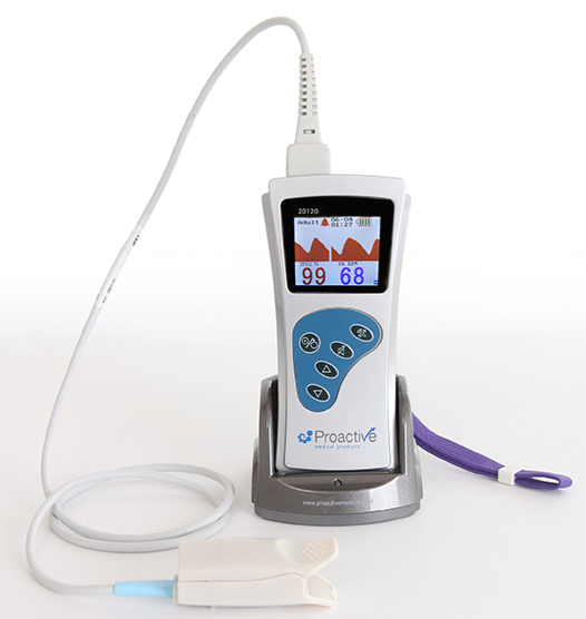 Proactive Medical 20120 Premium Rechargeable Handheld Oximeter