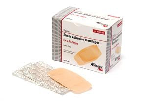 ASO, LLC ASO LLC CBD4024 Fabric Knuckle Strips Latex Free 100/bx 12 Supplies reLink Medical