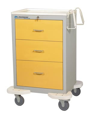 Lakeside Manufacturing, Inc. Lakeside Manufacturing Inc. C-330-K-1B Cart 3 Drawer Drawer Medical Furniture reLink Medical