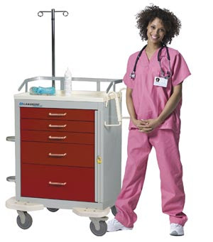 Lakeside Manufacturing, Inc. Lakeside Manufacturing Inc. C-524-B-2R Cart 5 Drawer Drawer Medical Furniture reLink Medical