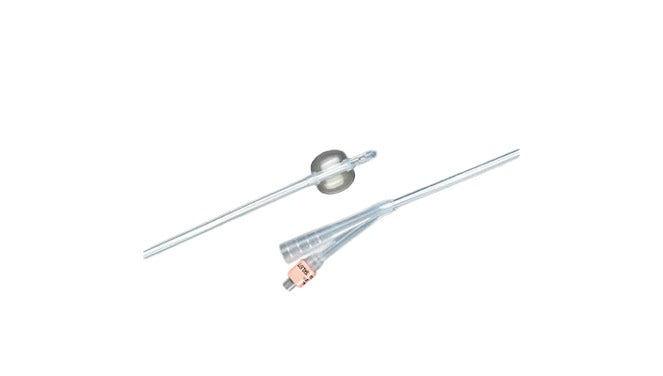 Bard Medical 0170SI24 Lubri-Sil Foley Catheter 2-Way Coude Tip 5 cc