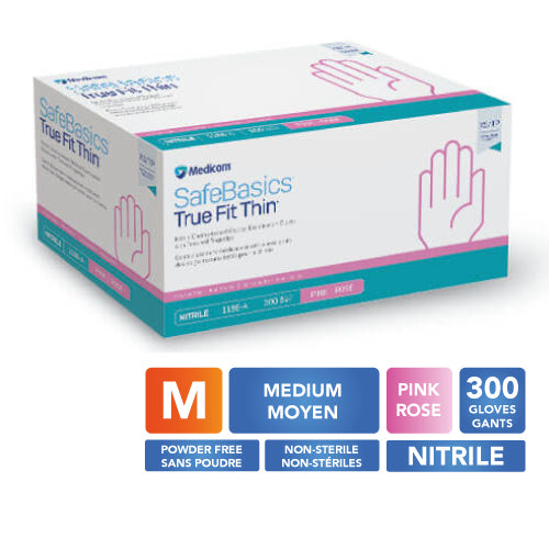 Medicom, Inc. Medicom Inc. 1186-C SafeBasics True Fit Thin Powder-Free Nitrile Supplies reLink Medical
