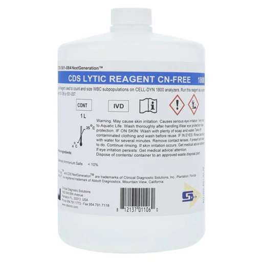 Clinical Diagnostic Solutions Clinical Diagnostic Solutions 501-055 Hemoglobin Lyse 10 Liters Supplies reLink Medical
