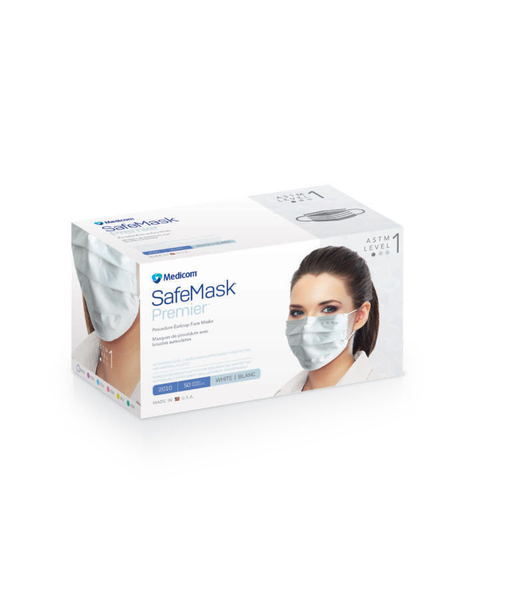 Medicom, Inc. Medicom Inc. 2010 Earloop Mask ASTM Level 1 White 50/bx 10 Supplies reLink Medical