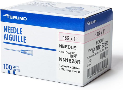 Terumo Medical Corp. Terumo Medical Corp. NN1925R Thin Wall Needle 18G x 1-1/2" 100/bx Supplies reLink Medical
