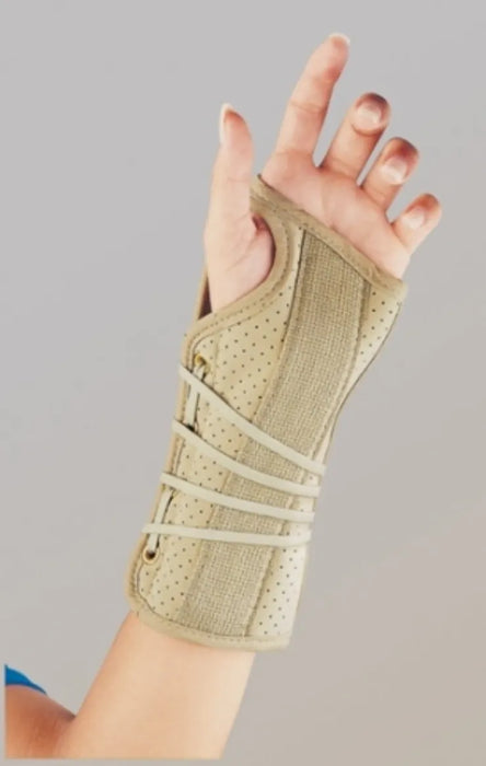 BSN Medical/Jobst 7571672 Actimove Wrist Brace Suede Right Beige