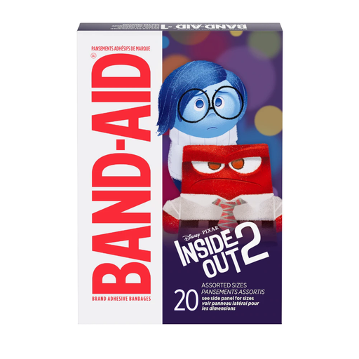 Kenvue Kenvue 202412 Band-Aid Adhesive Bandage Inside Out 2 Assorted 20 Supplies reLink Medical