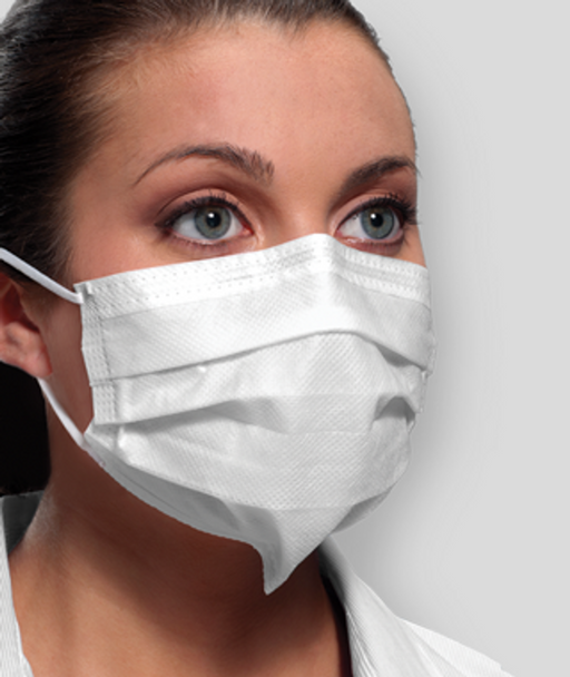 Crosstex International Crosstex International GPLUSWHSF ASTM Level 1 Earloop Mask White Supplies reLink Medical