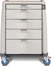 Capsa Healthcare Capsa Healthcare AM8MC-LCD-K-DR311 Compact Cart 36" H X 24" D X 31" Medical Furniture reLink Medical