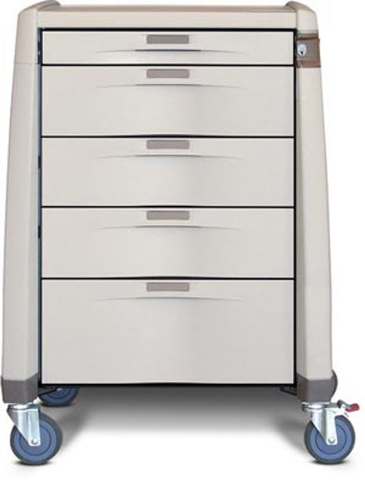 Capsa Healthcare Capsa Healthcare AM10MC-LCD-C-DR131 Standard Cart 43" H X 24" D X Medical Furniture reLink Medical