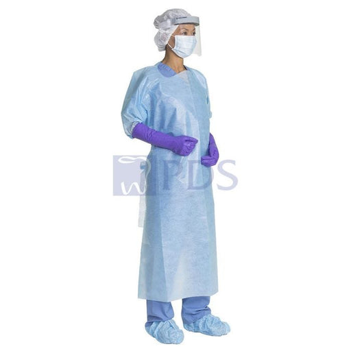 O&M Halyard O&M Halyard 46946 Laminated Comt Gown With Thumbhooks Blue Supplies reLink Medical