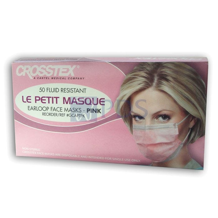 Crosstex International Crosstex International GCAPK Mask Latex Free Pink 50/bx 10 Supplies reLink Medical