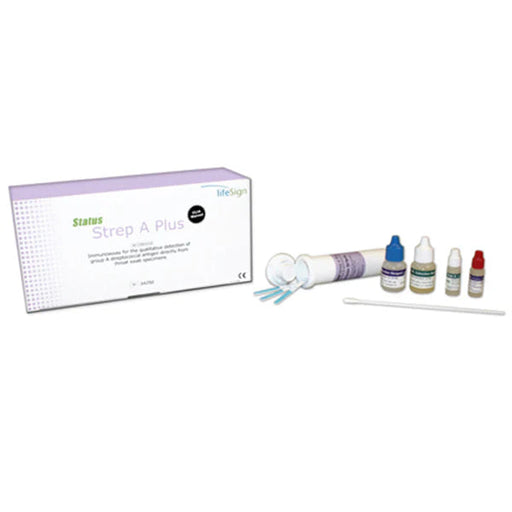 LifeSign LLC LifeSign LLC 34250 Status Strep A Plus CLIA Waived 50 Supplies reLink Medical