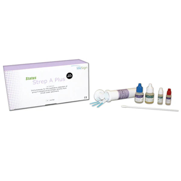 LifeSign LLC LifeSign LLC 34250 Status Strep A Plus CLIA Waived 50 Supplies reLink Medical