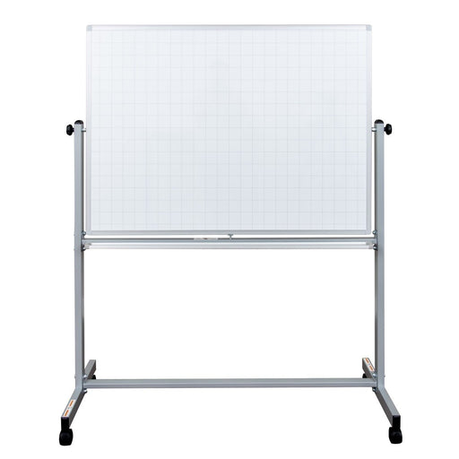 Luxor Luxor MB4836LB Magnetic Whiteboard Double-Sided Ghost Grid 48"W x Supplies reLink Medical