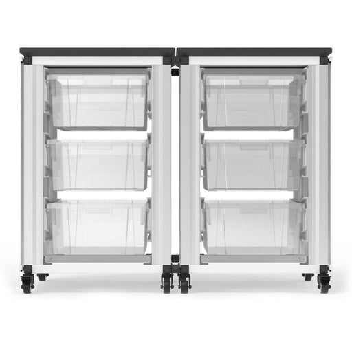 Luxor Luxor MBS-STR-21-6L Storage Bin Cabinet 2 Side-by-Side Modules Supplies reLink Medical