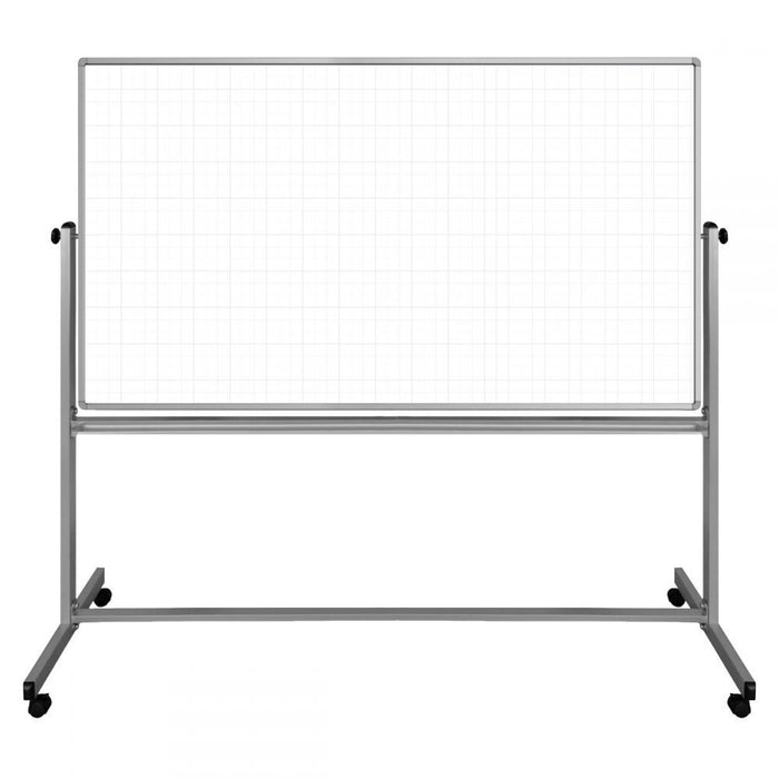 Luxor Luxor MB7240LB Magnetic Whiteboard Double-Sided Ghost Grid 72"W x Supplies reLink Medical