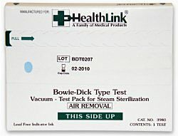 EDM3 Company LLC EDM3 Company LLC 3975 Bowie-Dick Type Test pack 20 tst/pk 4 Supplies reLink Medical