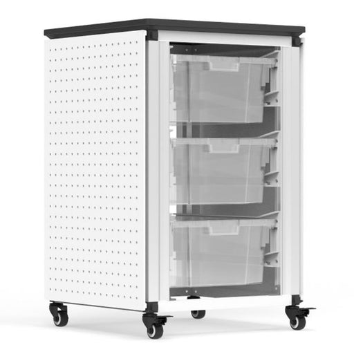 Luxor Luxor MBS-STR-11-3L Storage Bin Cabinet Single Module Holds 3 large Supplies reLink Medical