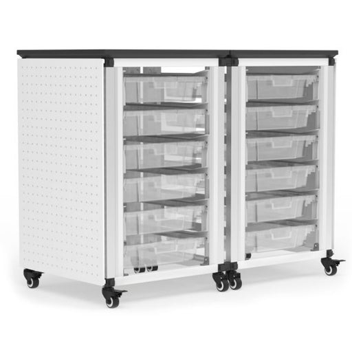 Luxor Luxor MBS-STR-21-12S Storage Bin Cabinet 2 Side-by-Side Modules Supplies reLink Medical