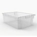 Luxor Luxor MBS-BIN-4L-CL Large Clear Bins 6" Deep Supplies reLink Medical