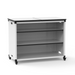 Luxor Luxor MBSCB03 Wide Bookshelf w/ Casters, 13"W x 27"D x 21"H Medical Furniture reLink Medical