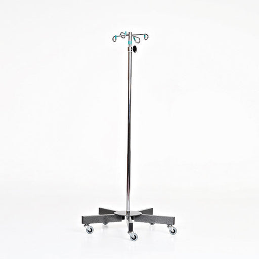 MidCentral Medical MidCentral Medical Stainless Steel 5-leg IV Pole Medical Furniture reLink Medical