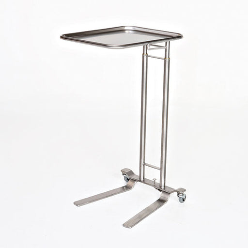 MidCentral Medical MidCentral Medical Stainless Steel Foot Control Mayo Stand Medical Furniture reLink Medical
