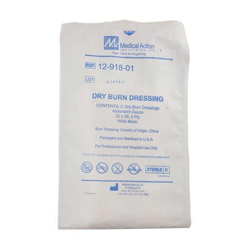 Medical Action Industries Medical Action Industries 12-918-72 Burn Dressing 36" x 36" 18-Ply Supplies reLink Medical