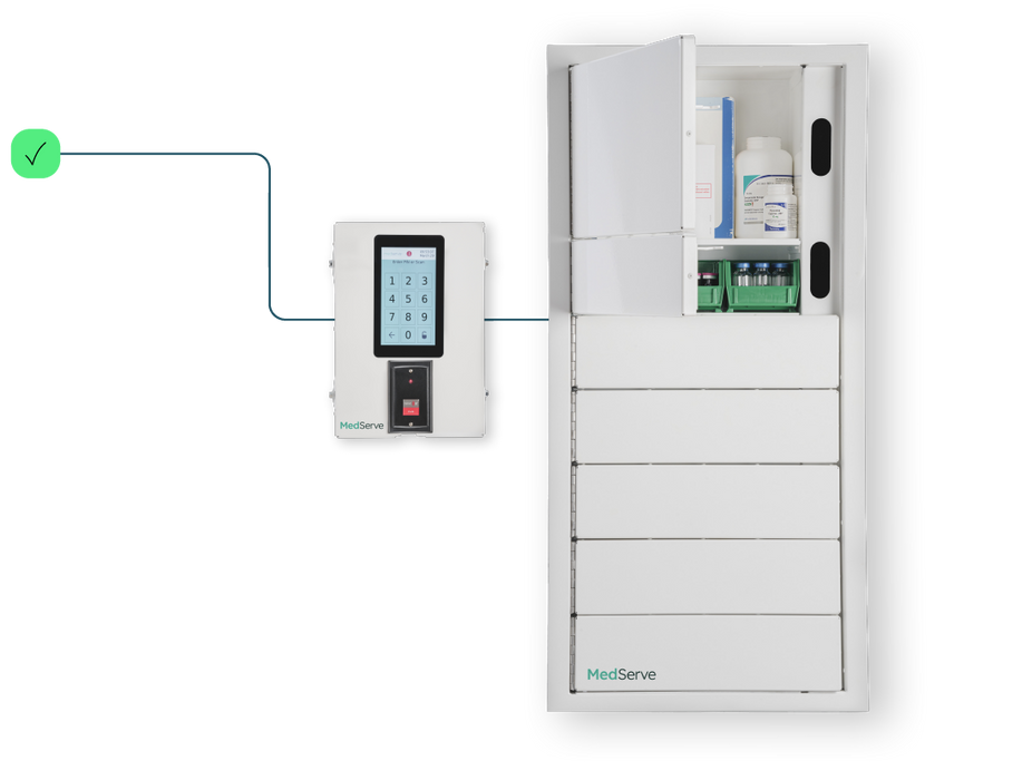 MedServe MedServe H-01 Control Access  MedServe's FLEX and XL Cabinets 2 Medical Furniture reLink Medical