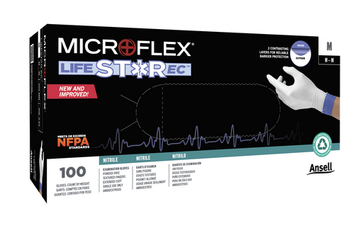 Ansell Ansell LSE-104-M Exam Gloves Nitrile PF Latex-Free Textured Supplies reLink Medical