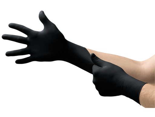 Ansell Ansell N645 Exam Gloves PF Black Textured 2X-Large 100/bx; Supplies reLink Medical