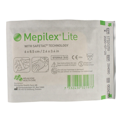 Molnlycke Health Care US, LLC Molnlycke Health Care US LLC 284123 Mepilex Lite Dressing Foam Supplies reLink Medical