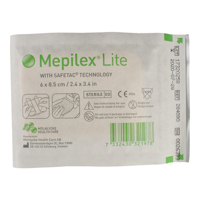 Molnlycke Health Care US, LLC Molnlycke Health Care US LLC 284123 Mepilex Lite Dressing Foam Supplies reLink Medical