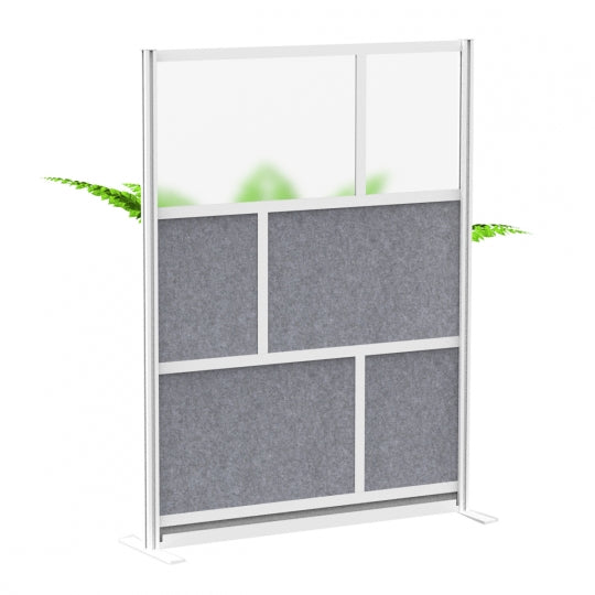 Luxor Luxor MW-5370-FCG Room Divider Wall System Starter Wall 53" x Supplies reLink Medical