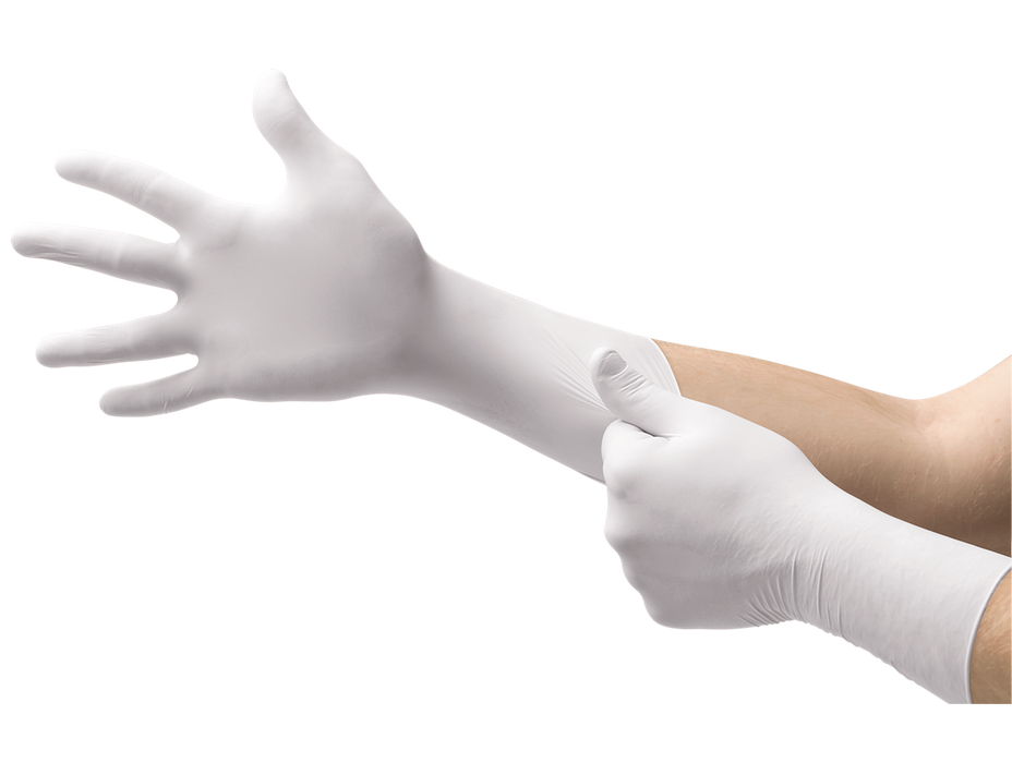 Ansell Ansell CE5-755-XS Cleanroom Gloves Powder-Free White Nitrile Supplies reLink Medical