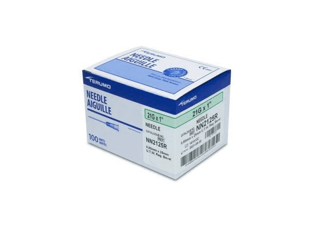 Terumo Medical Corp. Terumo Medical Corp. NN2125R Thin Wall Needle 20G x 1"  100/bx 10 Supplies reLink Medical