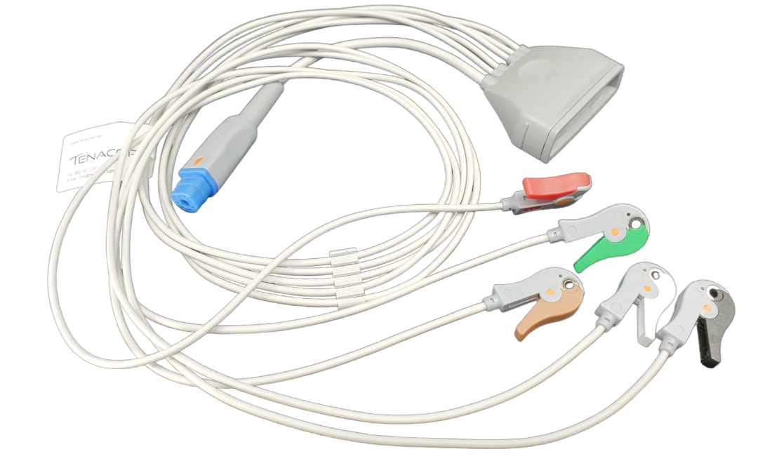 Mx40 Spo2 Philips 5 Leadwire ECG + SPO2 MX40 Grabber Cable (OEM: 989803171851)