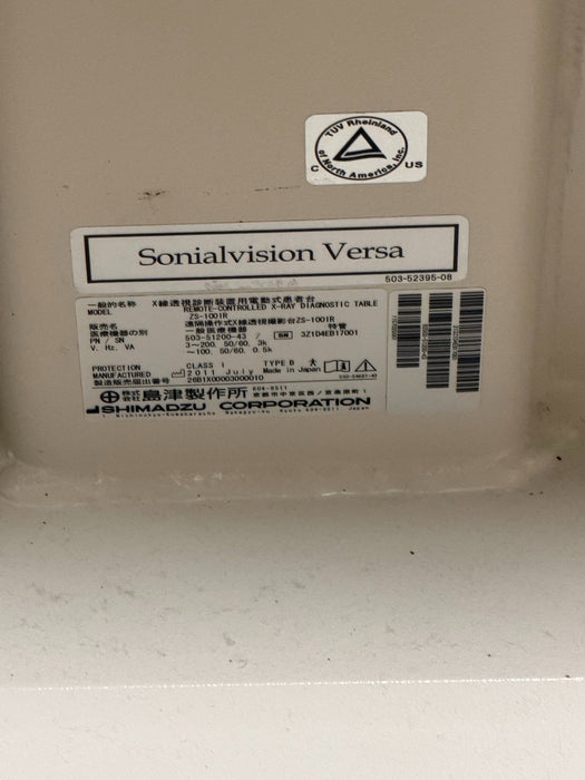 Shimadzu SonialVision Versa
