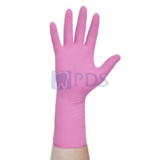 O&M Halyard O&M Halyard 47453 UNDERGUARD Nitrile Exam Gloves Pink Powder-Free Supplies reLink Medical