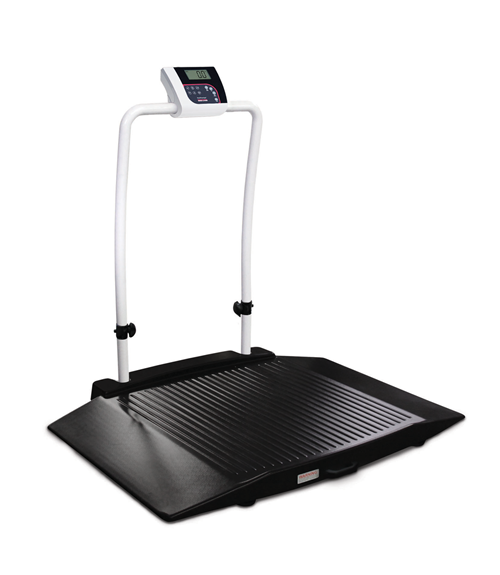 Rice Lake Rice Lake 350-10-3 Wheelchair Scale Dual Ramp w/ Handrail Scale reLink Medical