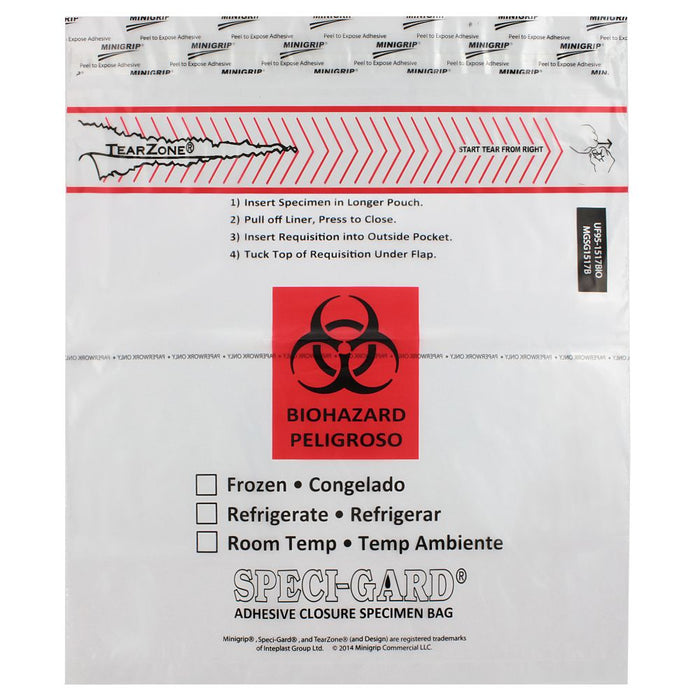 Medegen Medical Products, LLC Medegen Medical Products LLC UF95-1517BIO Speci-Gard Transport Bag Supplies reLink Medical