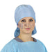 O&M Halyard O&M Halyard 47317 COVER MAX Surgical Cap Long Hair Blue Supplies reLink Medical