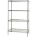 Quantum Medical Quantum Medical WR74-1872C Wire Shelf 4 Shelf 74"H x 18"W x 72"L Supplies reLink Medical