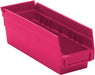 Quantum Medical Quantum Medical QSB101PK Shelf Bin 11 5/8" x 4 1/8" x 4" Pink Supplies reLink Medical
