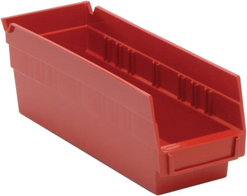 Quantum Medical Quantum Medical QSB101RD Shelf Bin 11 5/8" x 4 1/8" x 4" Red Supplies reLink Medical