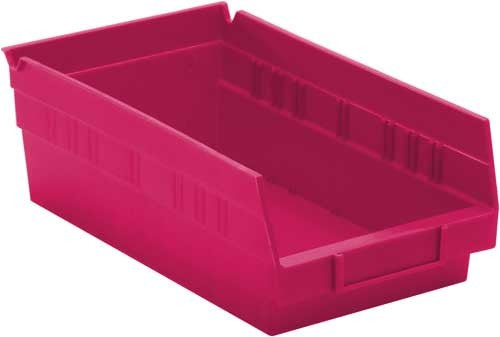 Quantum Medical Quantum Medical QSB102PK Shelf Bin 11 5/8" x 6 5/8" x 4" Pink Supplies reLink Medical