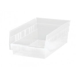 Quantum Medical Quantum Medical QSB102CL Shelf Bin 11 5/8" x 6 5/8" x 4" Clear Supplies reLink Medical
