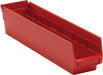 Quantum Medical Quantum Medical QSB103RD Shelf Bin 17 7/8" x 4 1/8" x 4" Red Supplies reLink Medical